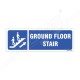 Ground Floor Stair Sign