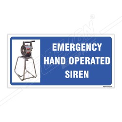 Emergency Hand Operated Siren Sign| Protector FireSafety