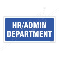 HR/Admin Department Sign| Protector FireSafety