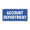 Account Department Sign| Protector FireSafety