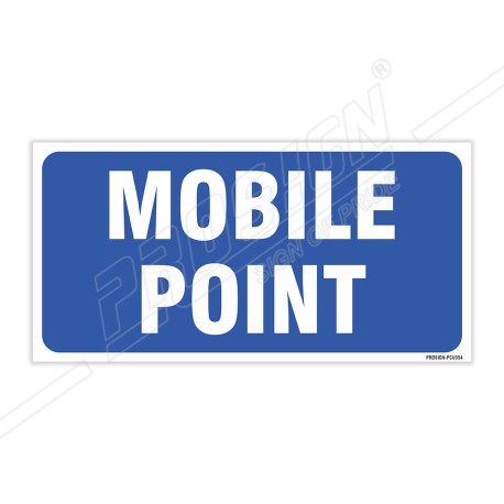 Mobile Point Sign| Protector FireSafety