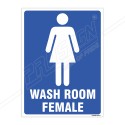 Wash Room Female Sign| Protector FireSafety