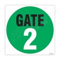 Gate Number Sign| Protector FireSafety