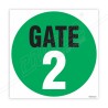 Gate Number Sign| Protector FireSafety