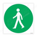 Walking Man Sign| Protector FireSafety