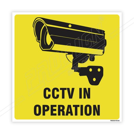 CCTV In Operation Sign| Protector FireSafety