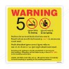 Warning For No Smoking And Spitting Sign| Protector FireSafety