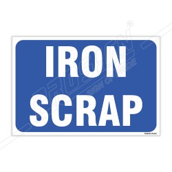 Iron Scrap Sign| Protector FireSafety