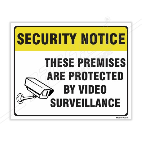 Security Notice Sign| Protector FireSafety