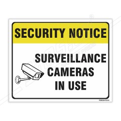 Security Notice Sign| Protector FireSafety