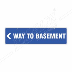 Way To Basement Sign| Protector FireSafety