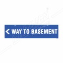 Way To Basement Sign| Protector FireSafety