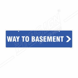 Way To Basement Sign| Protector FireSafety