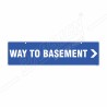 Way To Basement Sign| Protector FireSafety