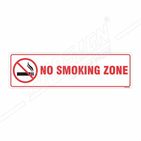 No Smoking Zone Sign| Protector FireSafety