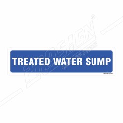 Treated Water Sump Sign| Protector FireSafety