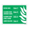 Zone Direction Board Sign| Protector FireSafety