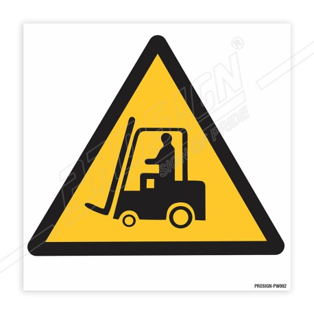 Forklift Hazard Warning Sign| Protector FireSafety