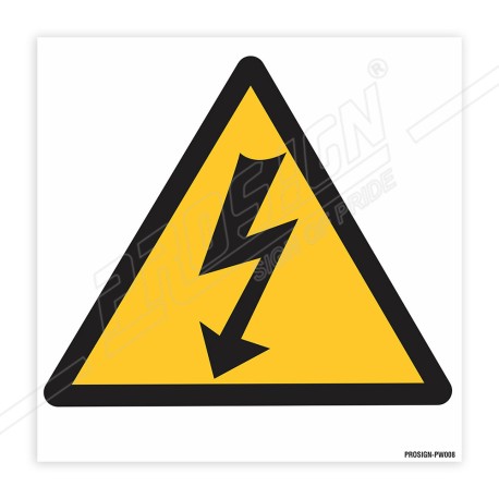 Electric Shock Hazard Warning Sign| Protector FireSafety