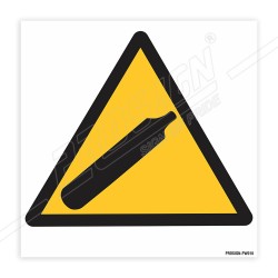 Presser Gas Warning Sign| Protector FireSafety