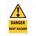 Danger Dust Hazard Warning Sign| Protector FireSafety