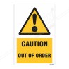Caution Out Of Order Warning Sign| Protector FireSafety