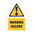 Hazard Warning Sign| Protector FireSafety