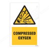 Compressed Oxygen Warning Sign| Protector FireSafety