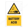 Battery Acid Warning Sign| Protector FireSafety