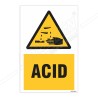 Acid Warning Sign| Protector FireSafety