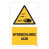 Hydrochloric Acid Warning Sign| Protector FireSafety