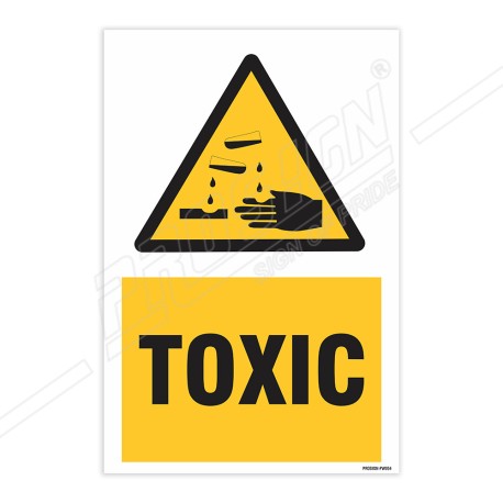 Toxic Warning Sign| Protector FireSafety
