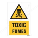 Toxic Fumes Warning Sign| Protector FireSafety