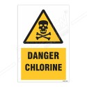 Danger Chlorine Warning Sign| Protector FireSafety