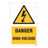 Danger High Voltage Warning Sign| Protector FireSafety
