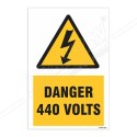 Danger 440 Volts Warning Sign| Protector FireSafety