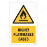 Highly Flammable Gases Warning Sign| Protector FireSafety