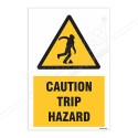 Caution Trip Hazard Warning Sign| Protector FireSafety