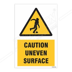 Caution Uneven Surface Warning Sign| Protector FireSafety