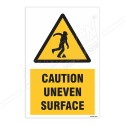 Caution Uneven Surface Warning Sign| Protector FireSafety