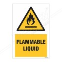 Flammable Liquid Warning Sign| Protector FireSafety