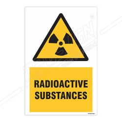 Radioactive Substances Warning Sign| Protector FireSafety