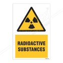 Radioactive Substances Warning Sign| Protector FireSafety