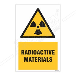 Radioactive Material Warning Sign| Protector FireSafety