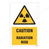 Caution Radiation Risk Warning Sign| Protector FireSafety