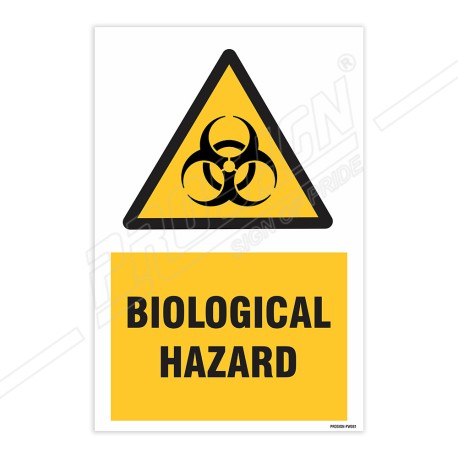 Biological Hazard Warning Sign| Protector FireSafety