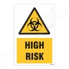 High Risk Warning Sign| Protector FireSafety