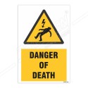 Danger Of Death Warning Sign| Protector FireSafety