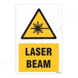 Laser Beam Warning Sign| Protector FireSafety