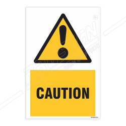 Caution Warning Sign| Protector FireSafety